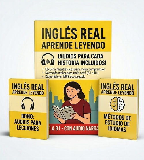 Ebook - Inglés Real Aprende Leyendo + Audios
